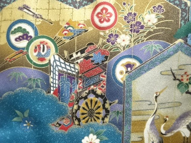  兜模様紋付男児着物アンサンブル